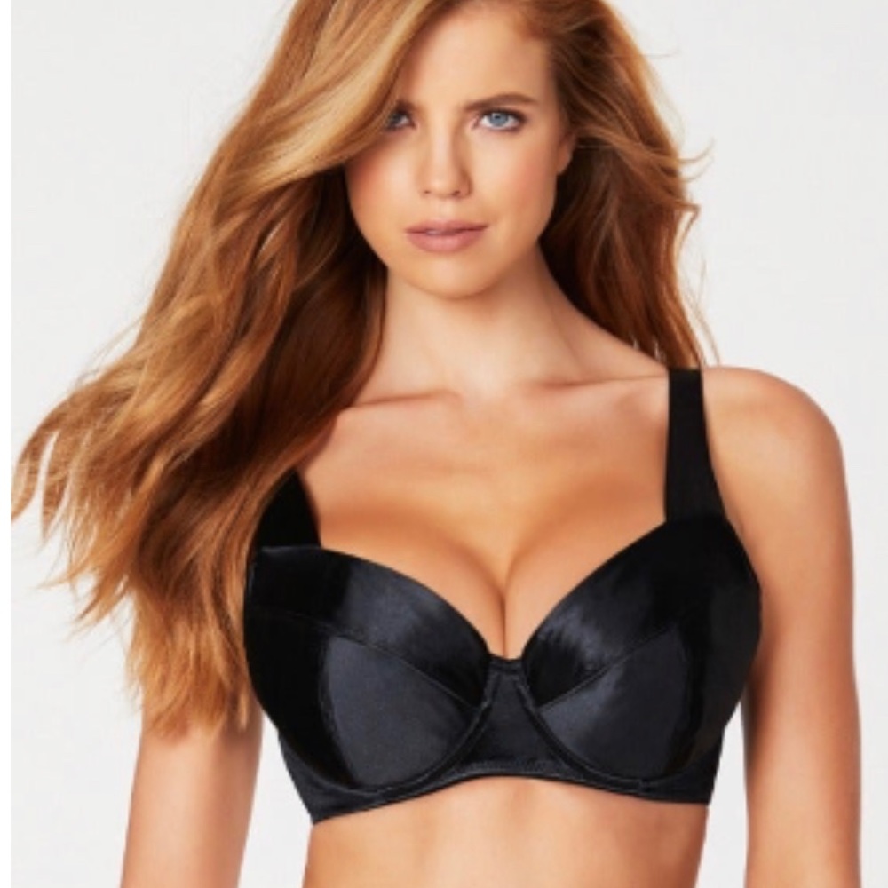 Frederick’s of Hollywood Va Va Voom push up bra in black 40F NWT
